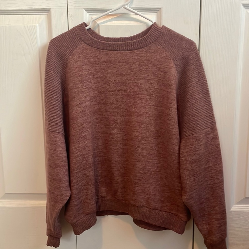 melrose and market red/orange sweater